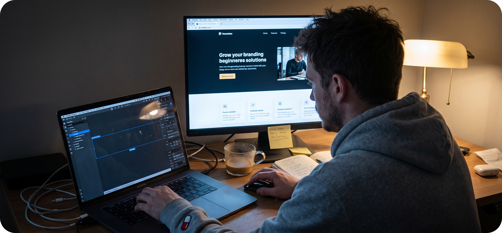developer edit website on webflow builder